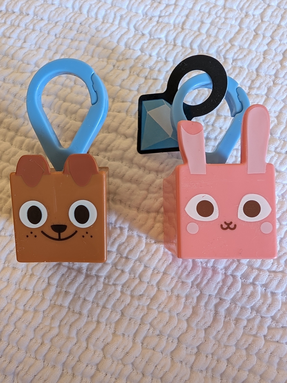 Roblox Pet Simulator Rabbit Pink & Brown Dog Set McDonald's 2024 Happy Meal Toys